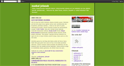 Desktop Screenshot of euskaljolasak.blogspot.com