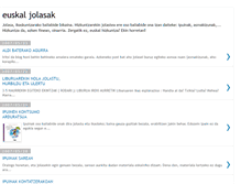 Tablet Screenshot of euskaljolasak.blogspot.com