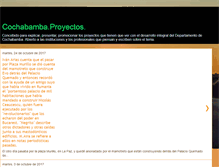 Tablet Screenshot of cochabambaproyectos.blogspot.com