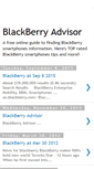 Mobile Screenshot of blackberryadvisor.blogspot.com