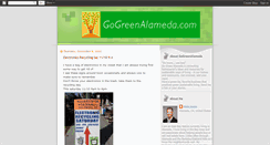 Desktop Screenshot of gogreenalameda.blogspot.com