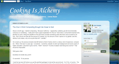 Desktop Screenshot of cookingisalchemy.blogspot.com