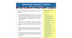 Desktop Screenshot of geografiadeltransporte.blogspot.com