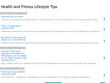 Tablet Screenshot of healthandfitnesslifestyletips.blogspot.com