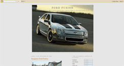 Desktop Screenshot of ford-fusion.blogspot.com