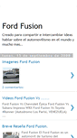 Mobile Screenshot of ford-fusion.blogspot.com