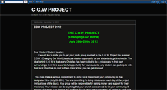 Desktop Screenshot of cowproject.blogspot.com