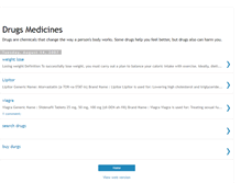 Tablet Screenshot of drugs-medicines.blogspot.com