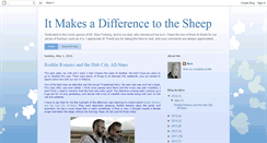 Desktop Screenshot of itmakesadifferencetothesheep.blogspot.com