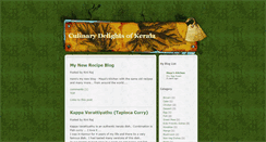 Desktop Screenshot of culinarydelightsofkerala.blogspot.com