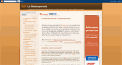 Desktop Screenshot of osteoporosisonline.blogspot.com