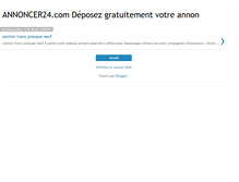 Tablet Screenshot of annoncer24.blogspot.com