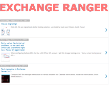 Tablet Screenshot of exchangeranger.blogspot.com