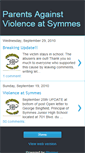 Mobile Screenshot of parentsagainstviolenceatsymmes.blogspot.com