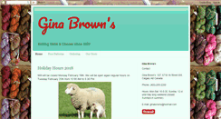 Desktop Screenshot of ginabrownsnews.blogspot.com