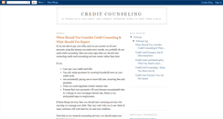 Desktop Screenshot of creditcounselingsolutions.blogspot.com