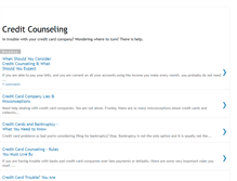 Tablet Screenshot of creditcounselingsolutions.blogspot.com