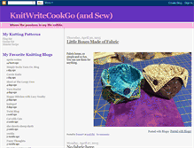 Tablet Screenshot of knitwritecookgo.blogspot.com
