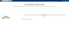 Desktop Screenshot of londonmuslims.blogspot.com