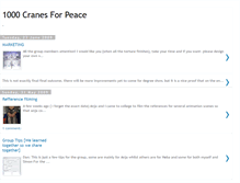 Tablet Screenshot of 1000cranesforpeace.blogspot.com