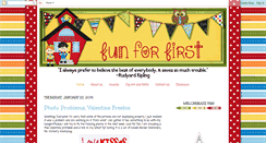 Desktop Screenshot of funforfirst.blogspot.com