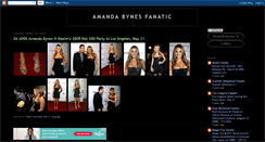 Desktop Screenshot of amandabynesfanatic.blogspot.com