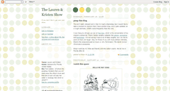 Desktop Screenshot of laurenandkristenshow.blogspot.com