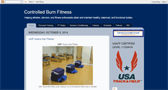 Desktop Screenshot of controlledburnfitness.blogspot.com