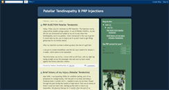 Desktop Screenshot of petallartendinopathy.blogspot.com