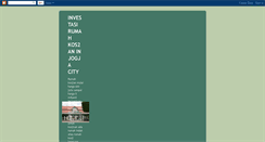Desktop Screenshot of investasi-rumahkos-jogja.blogspot.com