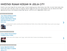 Tablet Screenshot of investasi-rumahkos-jogja.blogspot.com