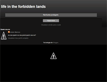 Tablet Screenshot of lifeintheforbiddenlands.blogspot.com