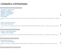 Tablet Screenshot of catamarcacontaminada.blogspot.com