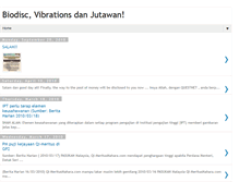 Tablet Screenshot of biodiscvibrations.blogspot.com