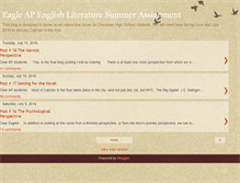 Tablet Screenshot of eagleapenglishlit.blogspot.com