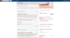 Desktop Screenshot of clubenglish.blogspot.com