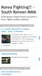 Mobile Screenshot of koreanmma.blogspot.com