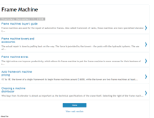 Tablet Screenshot of frame-machine.blogspot.com