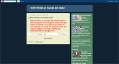 Desktop Screenshot of elmundodelskate.blogspot.com