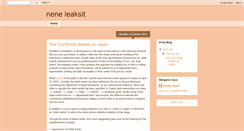 Desktop Screenshot of neneleaksit.blogspot.com
