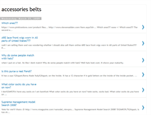 Tablet Screenshot of 2accessories-belts.blogspot.com