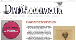 Desktop Screenshot of diariodelacamaraoscura.blogspot.com