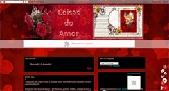 Desktop Screenshot of coisasdeamoremio.blogspot.com