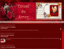 Tablet Screenshot of coisasdeamoremio.blogspot.com