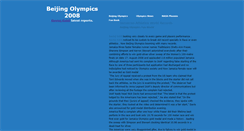 Desktop Screenshot of chinaolympicsgames2008.blogspot.com