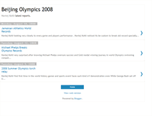 Tablet Screenshot of chinaolympicsgames2008.blogspot.com