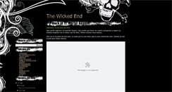 Desktop Screenshot of mywickedend.blogspot.com