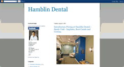 Desktop Screenshot of hamblindental.blogspot.com