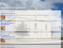 Tablet Screenshot of agendesertaoararipe.blogspot.com