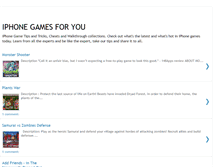 Tablet Screenshot of iphone-games-cheats.blogspot.com